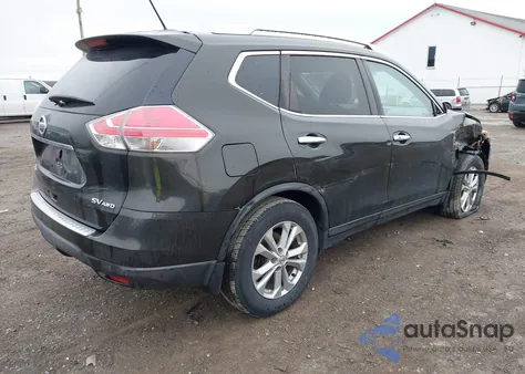 2016 Nissan Rogue Sv z USA, uszkodzony, nr VIN KNMAT2MV5GP676684